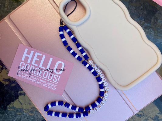 Sweet Sixteen 16 Phone Charm Gift Personalised Smiles Present Handmade