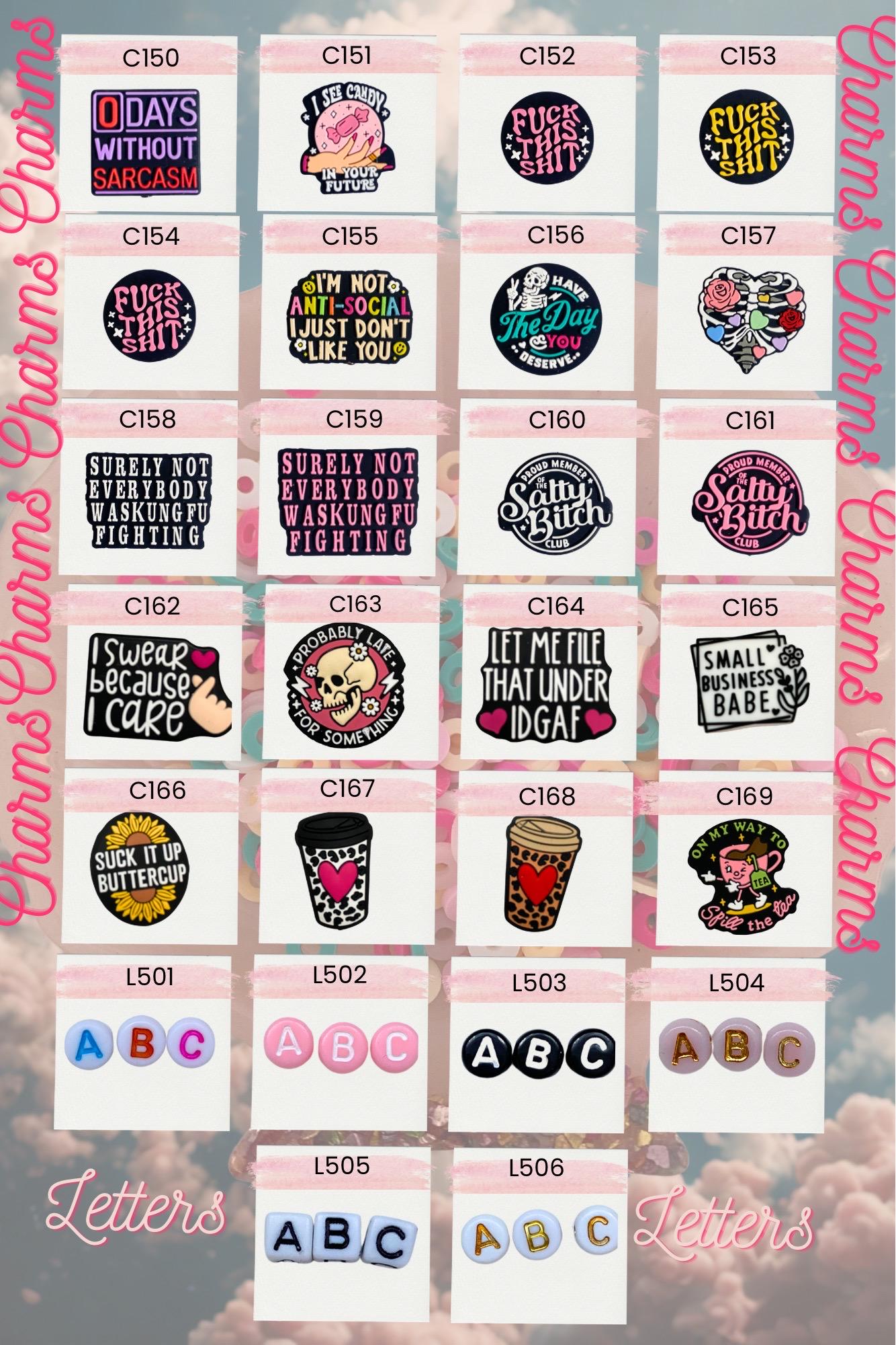 Funny Rude Personalised Phone Charm Slogan Customised You Decide Phone Strap Accessories